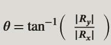 Calculo de Tangente en funcion de Componentes